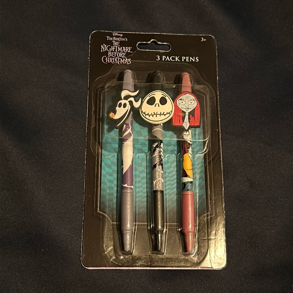 The Nightmare Before Christmas Pens Pack of 3